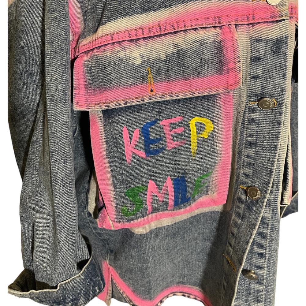 Oversize demin jacket - Picture 4 of 5